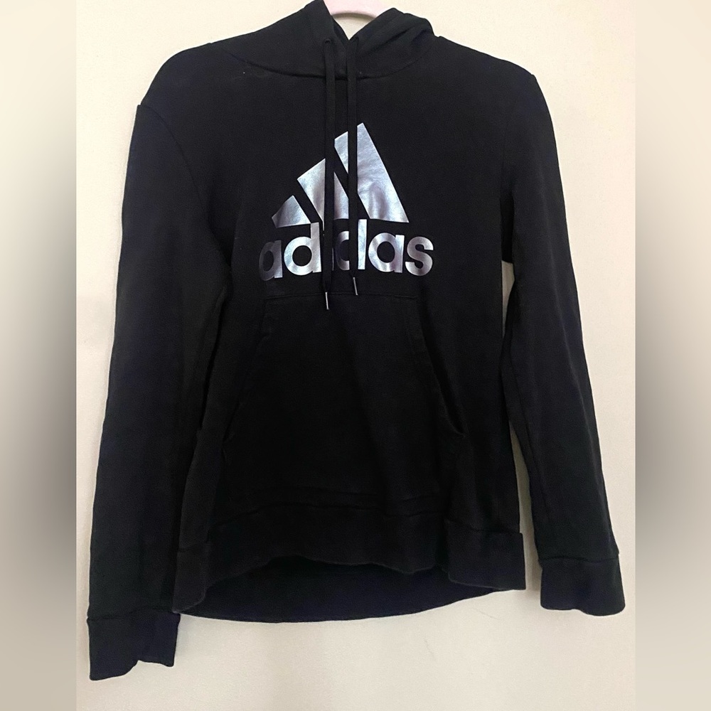 Black Adidas hoodie // Size: Medium //
